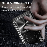 Outdoor Panzer Hülle für ZTE Blade A56 Handyhülle mit Slide Kameraschutz Ringhalter Bumper in Schwarz