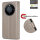 Hülle für Honor Magic 8 Lite Handyhülle Schutzhülle Wallet Case Klapphülle Etui Grau