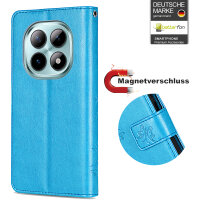Hülle für Xiaomi Redmi Note 15 4G / 5G Handyhülle Wallet Case Klapphülle in Blau