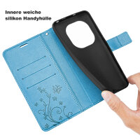 Hülle für Xiaomi Redmi Note 15 4G / 5G Handyhülle Wallet Case Klapphülle in Blau