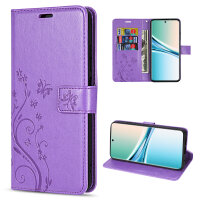 Hülle für Xiaomi Redmi Note 15 4G / 5G Handyhülle Wallet Case Klapphülle in Lila