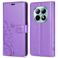 Hülle für Xiaomi Redmi Note 15 4G / 5G Handyhülle Wallet Case Klapphülle in Lila