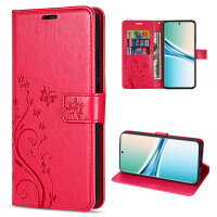 Hülle für Xiaomi Redmi Note 15 4G / 5G Handyhülle Wallet Case Klapphülle in Rot