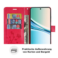 Hülle für Xiaomi Redmi Note 15 4G / 5G Handyhülle Wallet Case Klapphülle in Rot