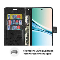 Hülle für Xiaomi Redmi Note 15 4G / 5G Handyhülle Wallet Case Klapphülle in Schwarz