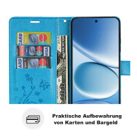 Hülle für Xiaomi Redmi Note 15 Pro 4G Handyhülle Wallet Case Klapphülle in Blau