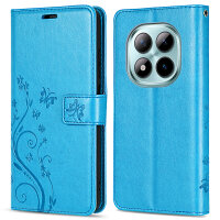 Hülle für Xiaomi Redmi Note 15 Pro 4G Handyhülle Wallet Case Klapphülle in Blau