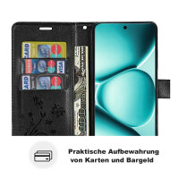 Hülle für Xiaomi Redmi Note 15 Pro+ Handyhülle Wallet Case Klapphülle in Schwarz