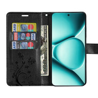 Hülle für Xiaomi Redmi Note 15 Pro+ Handyhülle Wallet Case Klapphülle in Schwarz