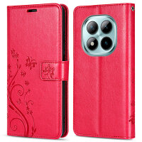Hülle für Xiaomi Redmi Note 15 Pro+ Handyhülle Wallet Case Klapphülle in Rot