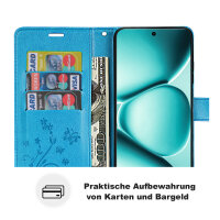 Hülle für Xiaomi Redmi Note 15 Pro+ Handyhülle Wallet Case Klapphülle in Blau