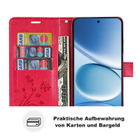 Hülle für Xiaomi Redmi Note 15 Pro 5G Handyhülle Wallet Case Klapphülle in Rot