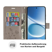 Hülle für Xiaomi Redmi Note 15 Pro 5G Handyhülle Wallet Case Klapphülle in Grau