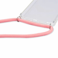 Handykette für Honor Magic 8 Lite Hülle mit Band Case Handyhülle mit Kette in Rosa