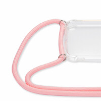 Handykette für Honor Magic 8 Lite Hülle mit Band Case Handyhülle mit Kette in Rosa