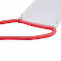 Handykette für Honor Magic 8 Lite Hülle mit Band Case Handyhülle mit Kette in Rot