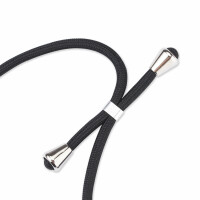 Handykette für Honor Magic 8 Lite Hülle mit Band Case Handyhülle mit Kette in Schwarz