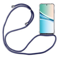 Handykette für Xiaomi Redmi Note 15 4G / 5G Hülle mit Band Case Handyhülle mit Kette in Blau