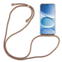 Handykette für Xiaomi Redmi Note 15 Pro 5G Hülle mit Band Case Handyhülle mit Kette in Rainbow