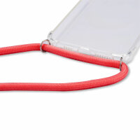 Handykette für Xiaomi Redmi Note 15 Pro 5G Hülle mit Band Case Handyhülle mit Kette in Rot