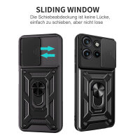 Outdoor Panzer Hülle für Motorola Edge 50 Neo Handyhülle mit Kameraschutz Ringhalter Schwarz