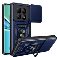 Outdoor Panzer Hülle für Xiaomi Redmi Note 15 4G / 5G Handyhülle mit Kameraschutz Ringhalter Blau