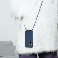 Handykette für Samsung Galaxy S26 Ultra Hanyhülle mit Band Hülle mit Kodel Smartphone Halskette in Blau