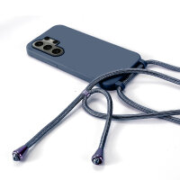 Handykette für Samsung Galaxy S26 Ultra Hanyhülle mit Band Hülle mit Kodel Smartphone Halskette in Blau