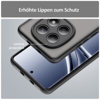 Handyhülle für Xiaomi Xiaomi Redmi Note 15 (4G / 5G) Matt Stoßfest Schutzhülle Back cover in Schwarz