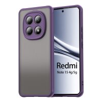 Handyhülle für Xiaomi Xiaomi Redmi Note 15 (4G / 5G) Matt Stoßfest Schutzhülle Back cover in Lila