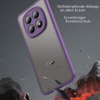 Handyhülle für Xiaomi Xiaomi Redmi Note 15 (4G / 5G) Matt Stoßfest Schutzhülle Back cover in Lila