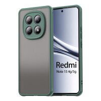 Handyhülle für Xiaomi Xiaomi Redmi Note 15 (4G / 5G) Matt Stoßfest Schutzhülle Back cover in Grün