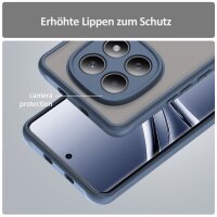 Handyhülle für Xiaomi Xiaomi Redmi Note 15 (4G / 5G) Matt Stoßfest Schutzhülle Back cover in Blau