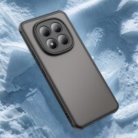 Handyhülle für Xiaomi Redmi Note 15 Pro 4G Matt Stoßfest Schutzhülle Back cover in Schwarz