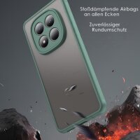 Handyhülle für Xiaomi Redmi Note 15 Pro 4G Matt Stoßfest Schutzhülle Back cover in Grün