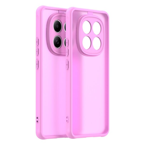 Handyhülle für Xiaomi Redmi Note 15 Pro 4G Matt Stoßfest Schutzhülle Back cover in Pink