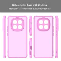 Handyhülle für Xiaomi Redmi Note 15 Pro 4G Matt Stoßfest Schutzhülle Back cover in Pink