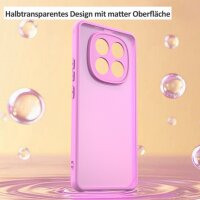 Handyhülle für Xiaomi Redmi Note 15 Pro 4G Matt Stoßfest Schutzhülle Back cover in Pink