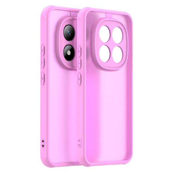 Handyhülle für Xiaomi Redmi Note 15 Pro+ / Poco M8 Pro 5G Hülle Stoßfest Schutzhülle in Pink
