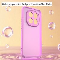 Handyhülle für Xiaomi Redmi Note 15 Pro+ / Poco M8 Pro 5G Hülle Stoßfest Schutzhülle in Pink