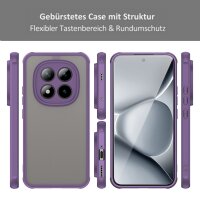 Handyhülle für Xiaomi Redmi Note 15 Pro+ / Poco M8 Pro 5G Hülle Stoßfest Schutzhülle in Lila
