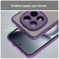Handyhülle für Xiaomi Redmi Note 15 Pro+ / Poco M8 Pro 5G Hülle Stoßfest Schutzhülle in Lila