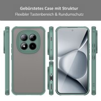 Handyhülle für Xiaomi Redmi Note 15 Pro+ / Poco M8 Pro 5G Hülle Stoßfest Schutzhülle in Grün
