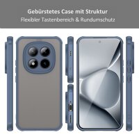 Handyhülle für Xiaomi Redmi Note 15 Pro+ / Poco M8 Pro 5G Hülle Stoßfest Schutzhülle in Blau