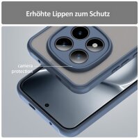 Handyhülle für Xiaomi Redmi Note 15 Pro+ / Poco M8 Pro 5G Hülle Stoßfest Schutzhülle in Blau