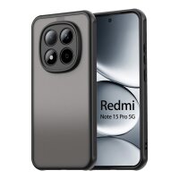 Handyhülle für Xiaomi Redmi Note 15 Pro 5G Hülle Stoßfest Schutzhülle in Schwarz