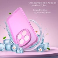 Handyhülle für Xiaomi Redmi Note 15 Pro 5G Hülle Stoßfest Schutzhülle in Pink