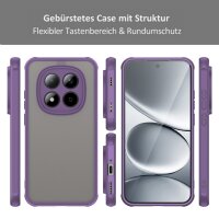 Handyhülle für Xiaomi Redmi Note 15 Pro 5G Hülle Stoßfest Schutzhülle in Lila