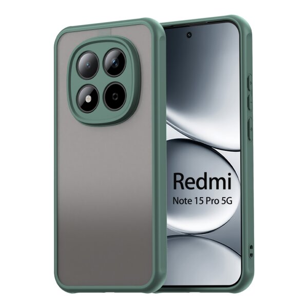 Handyhülle für Xiaomi Redmi Note 15 Pro 5G Hülle Stoßfest Schutzhülle in Grün