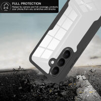 360° Grad Hülle für Samsung Galaxy S26 vollschutz mit Integriertem Displayschutz Schwarz